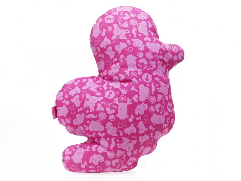Coussin Canard Rose 43 cm