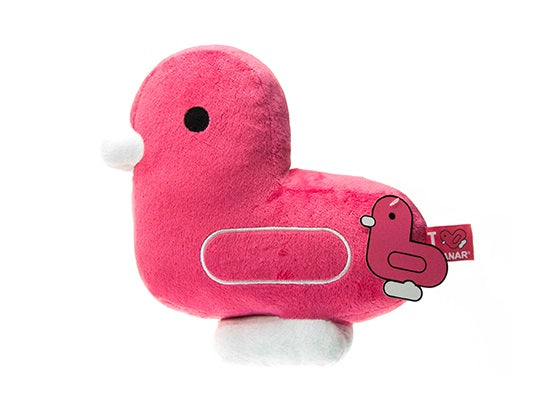 Roze eend kussen