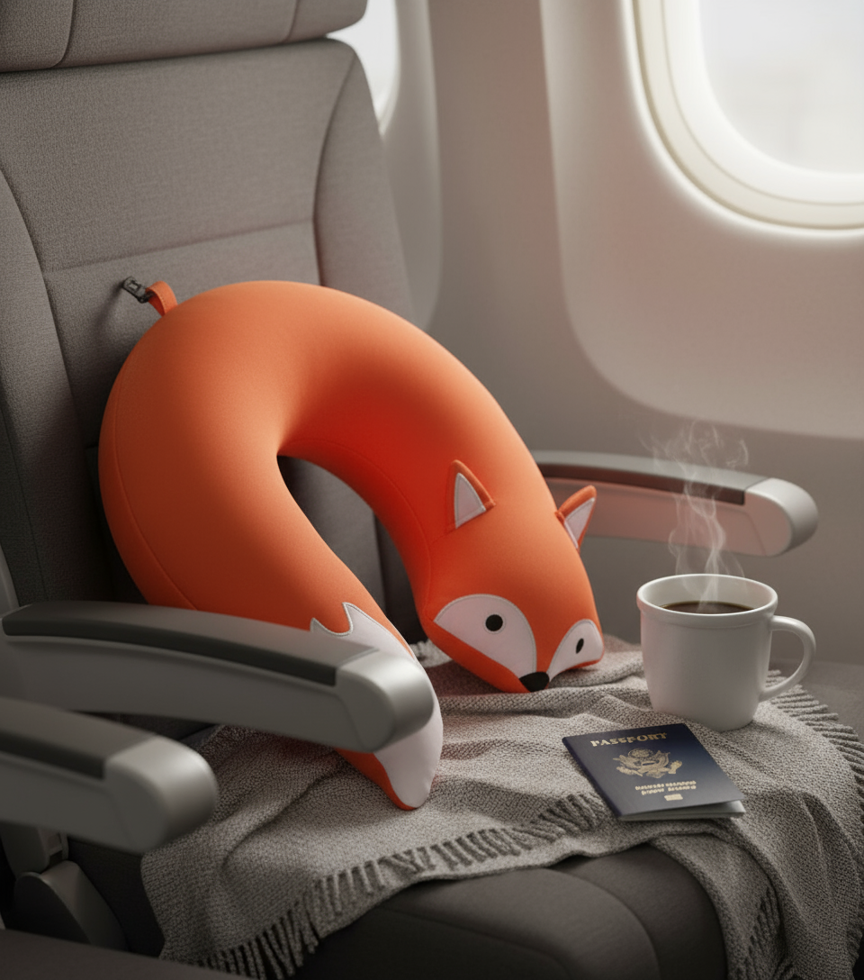Fox Travel Pillow