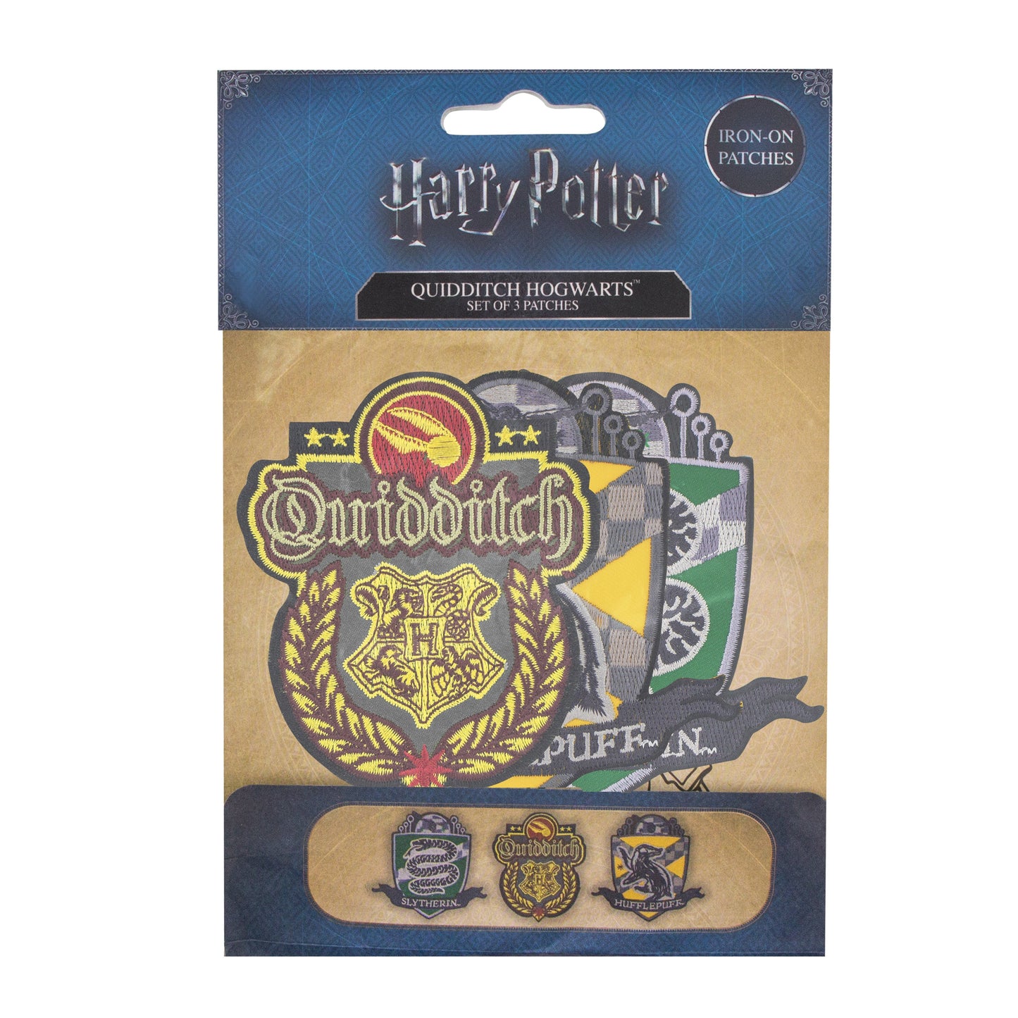 Hogwarts Deluxe Quidditch 3-Patch Set