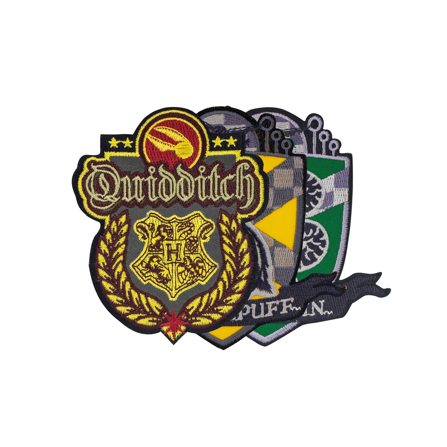 Hogwarts Deluxe Quidditch 3-Patch Set