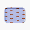 CROISSANT Lilac Rectangular Serving Tray - 27x20 cm
