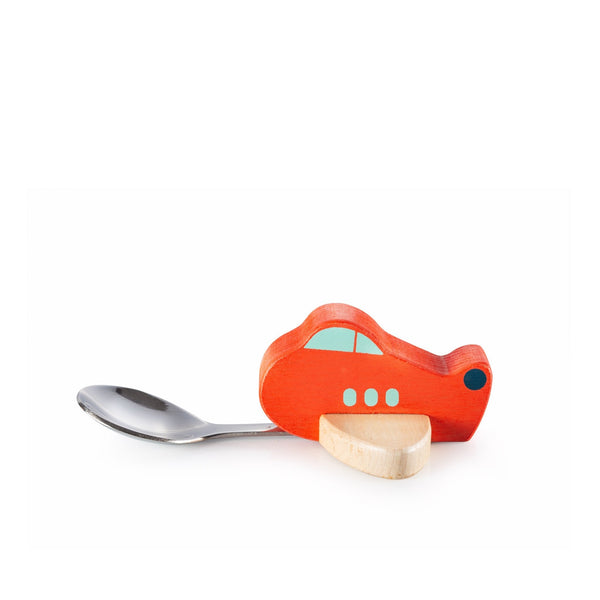 Cuillère Enfant Avion Rouge