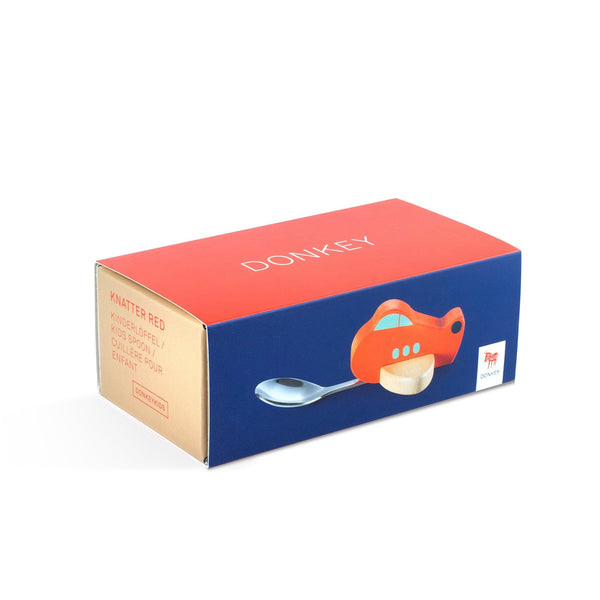 Cuillère Enfant Avion Rouge