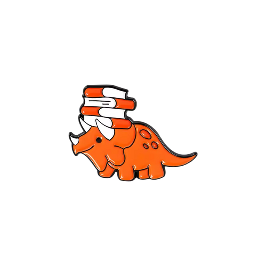 pins triceratops bibliophile