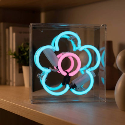 'Daisy' Mini Glass Neon Sign