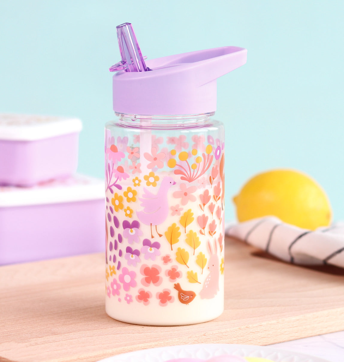 Gourde enfant - Jardin fleuri – vue 4 – A Little Lovely Company