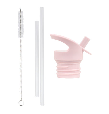 Kit bouchon, paille et goupillon - Cœurs – A Little Lovely Company