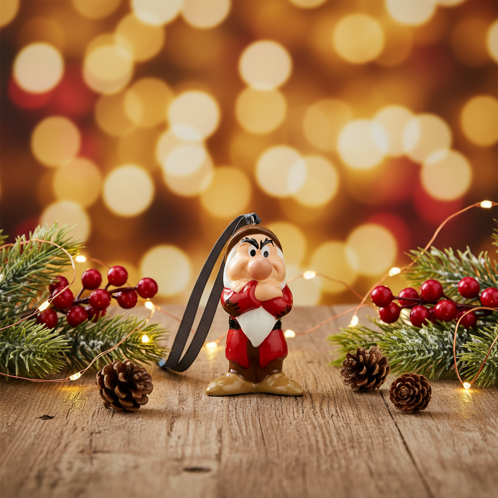 Décoration à suspendre Blanche Neige - Grincheux