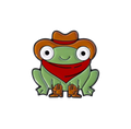 Pin's Grenouille Cowboy