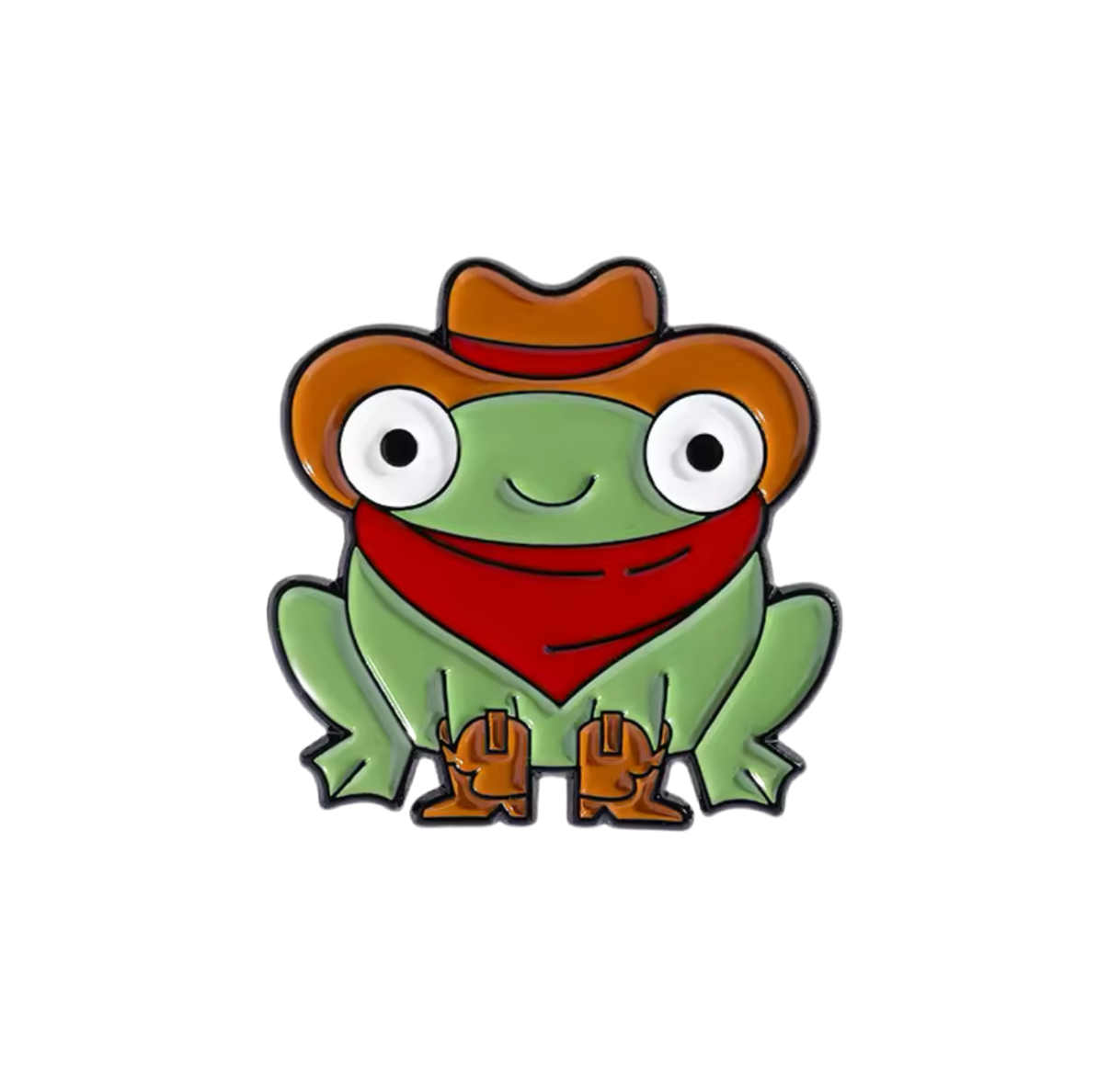 pins grenouille cowboy