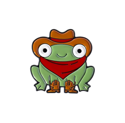 pins grenouille cowboy