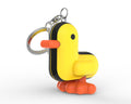 Racer Gele Eend Sleutelhanger