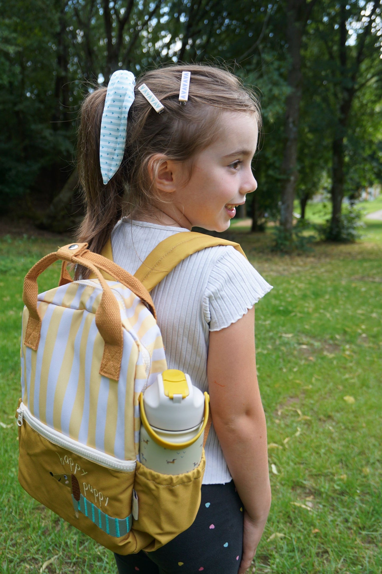 Set mit 2 Haarspangen Maxi Lemon