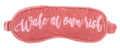 Masque de sommeil – Velvet – Wake At Own Risk