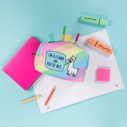You Are Not Llama Pencil Case/Makeup Bag