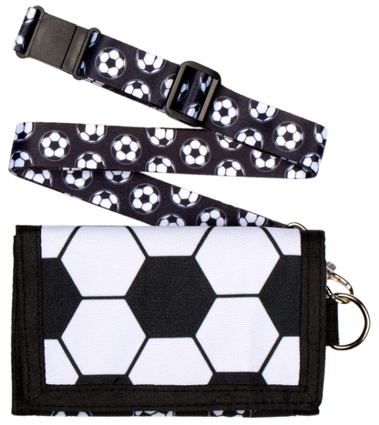 Portefeuille – football noir