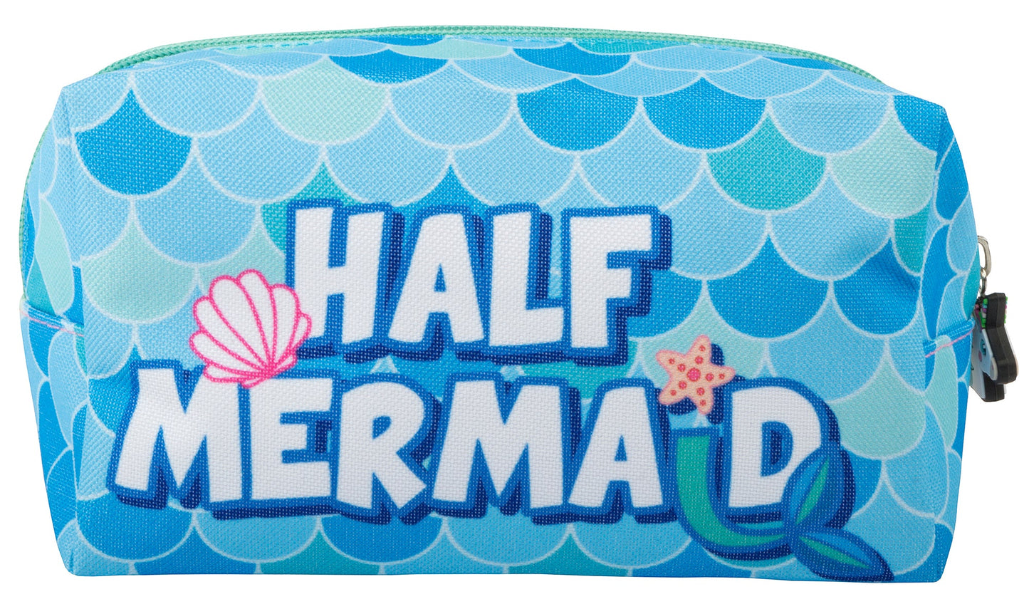 Half & Half Pencil Case/Makeup Bag
