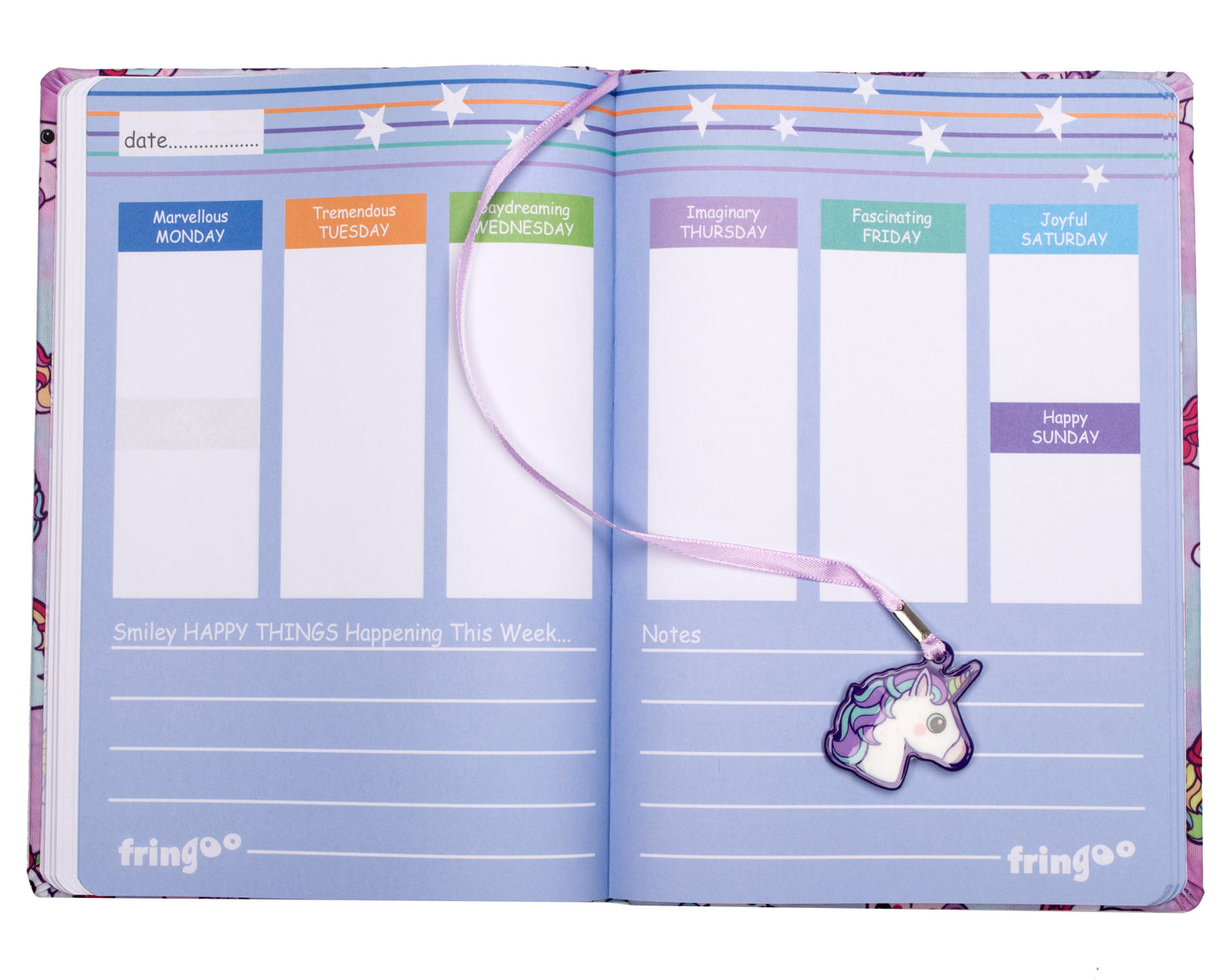 Carnet – pastel licornes