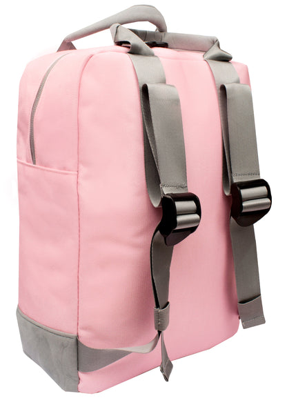 Sac à dos ado rose / gris