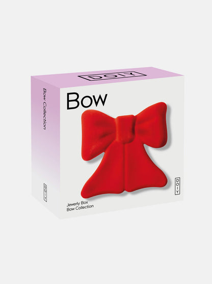 Boîte de rangement pour nœud rouge
