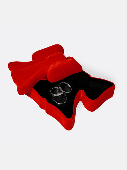 Boîte de rangement pour nœud rouge