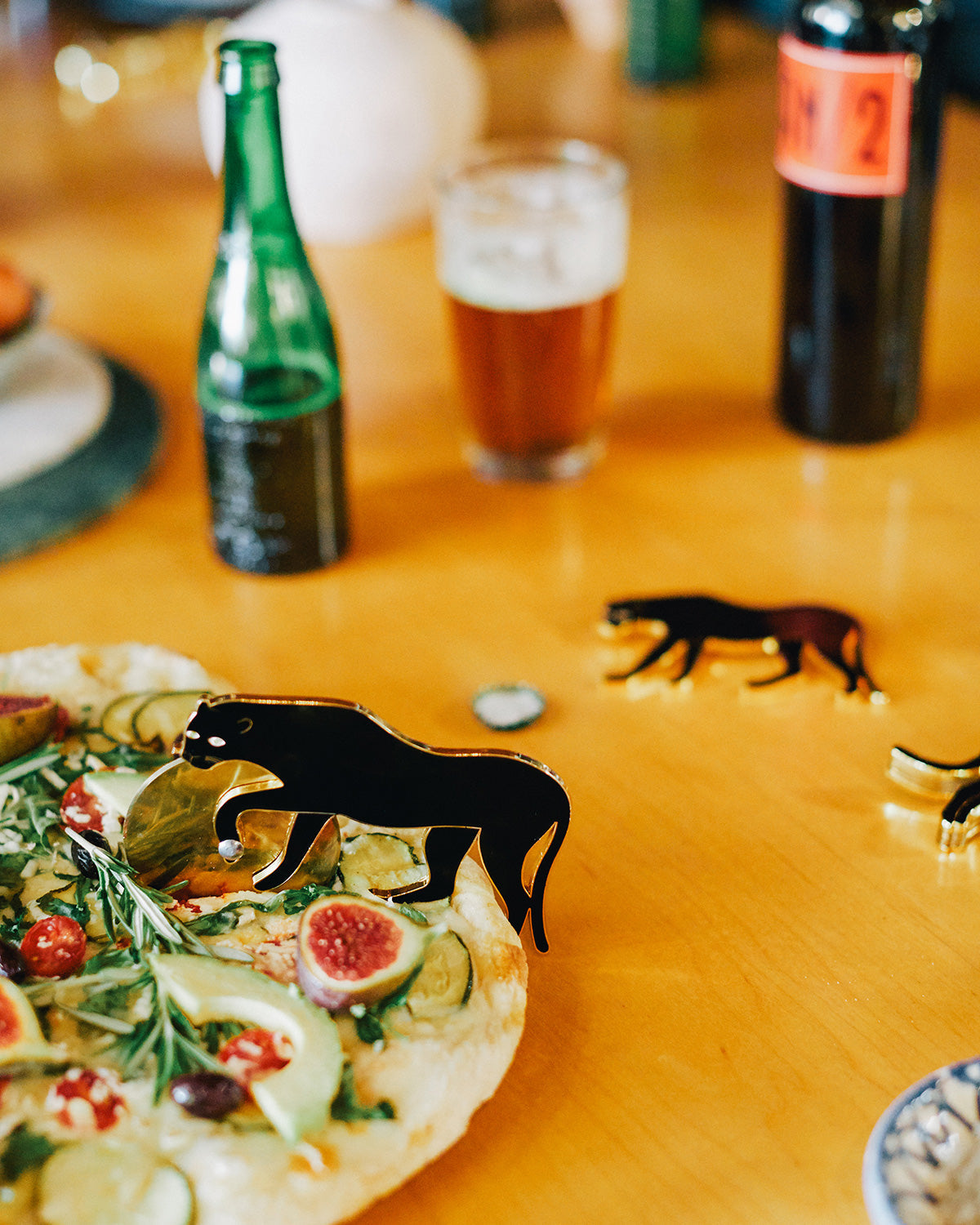 Savanna Panther Pizza Wheel
