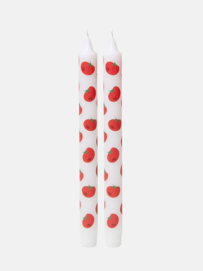 Dolce Vita Tomato Taper Candles