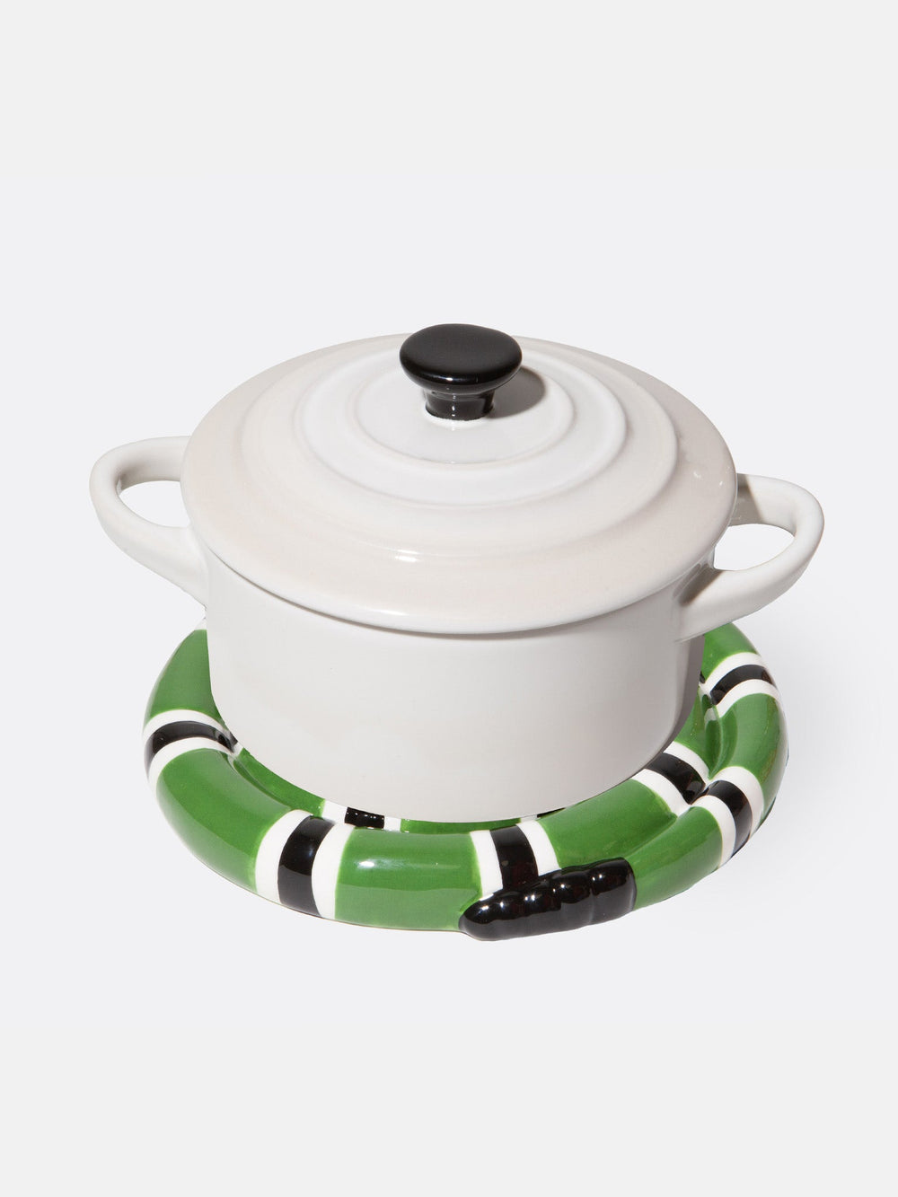 Snake Trivet Green