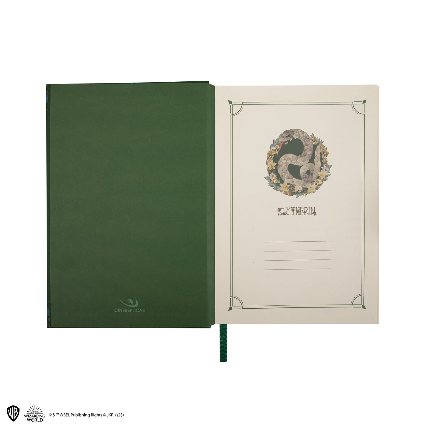 Slytherin Deluxe Magical World Notebook and Pen Set