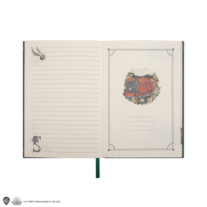 Slytherin Deluxe Magical World Notebook and Pen Set