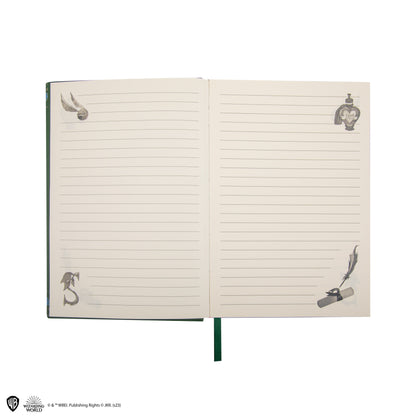 Slytherin Deluxe Magical World Notebook and Pen Set