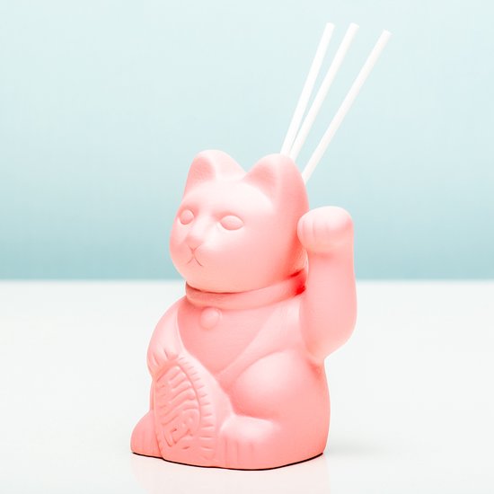 Diffuseur de Parfum Chat Chanceux Rose – 40 ml