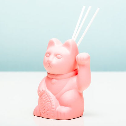 Diffuseur de parfum Chat Chanceux Rose