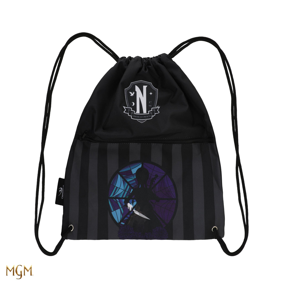 Sac à dos à cordon Mercredi et son violoncelle