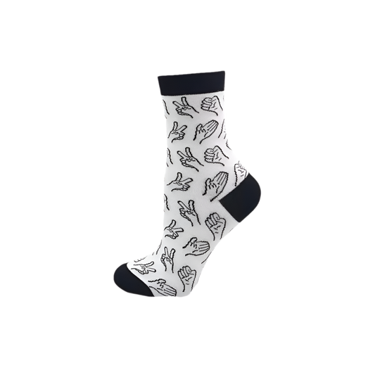 chaussettes langue des signes mrcol