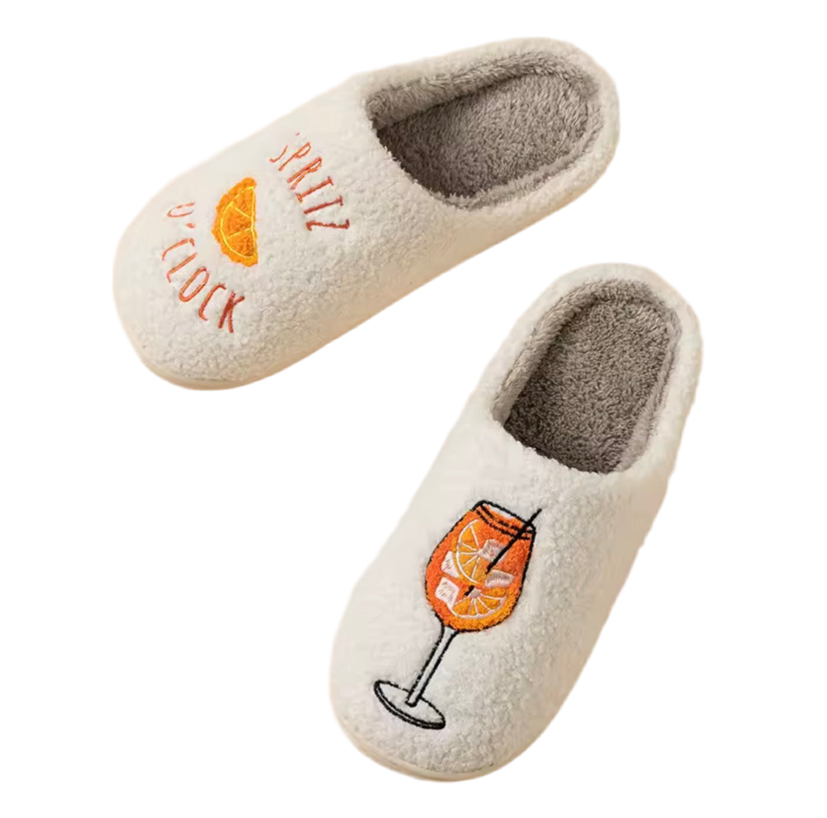 “Spritz O’Clock” slippers