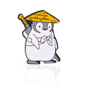 Samurai-Pinguin-Anstecknadel