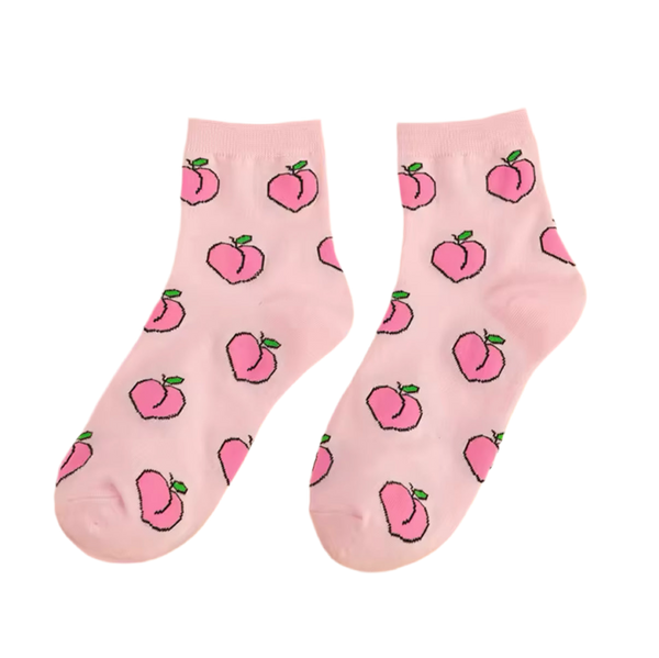 Roze perzik sokken