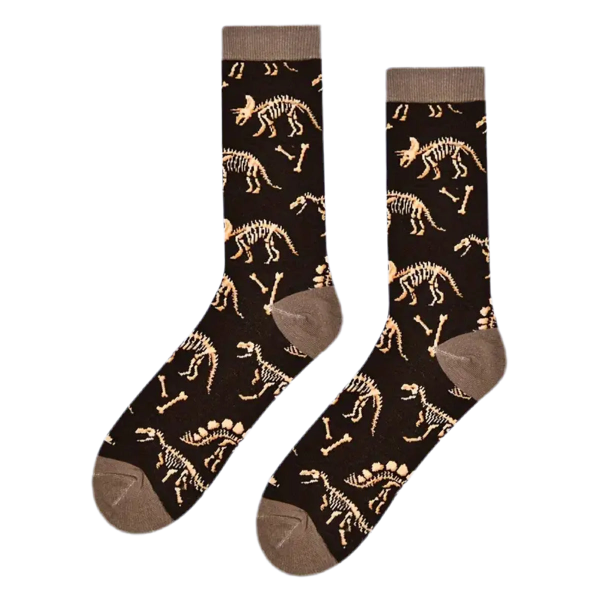 Dinosaur Fossil Socks