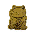 Lucky Gold Cat Sticker