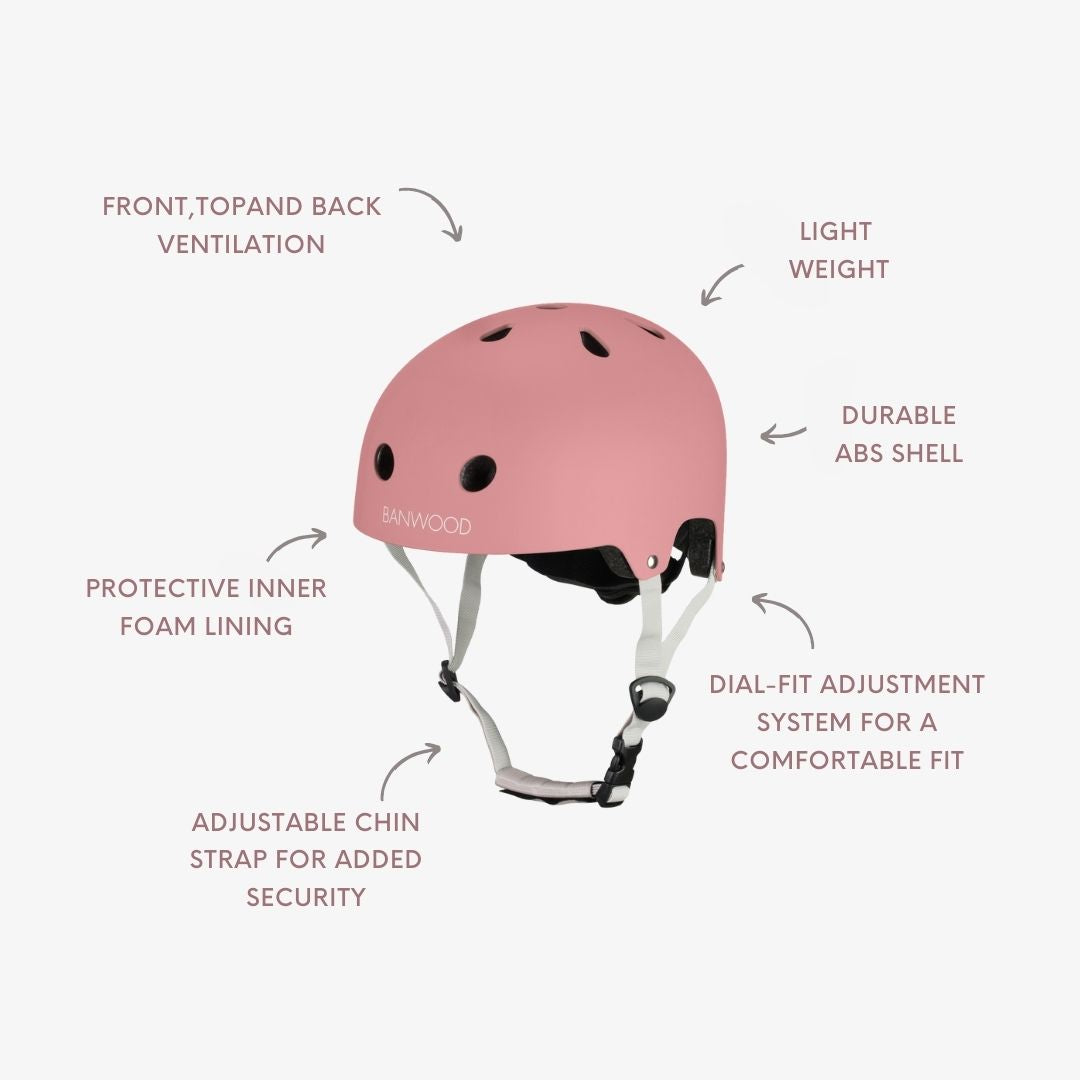 Casque Enfant Eco - Framboise