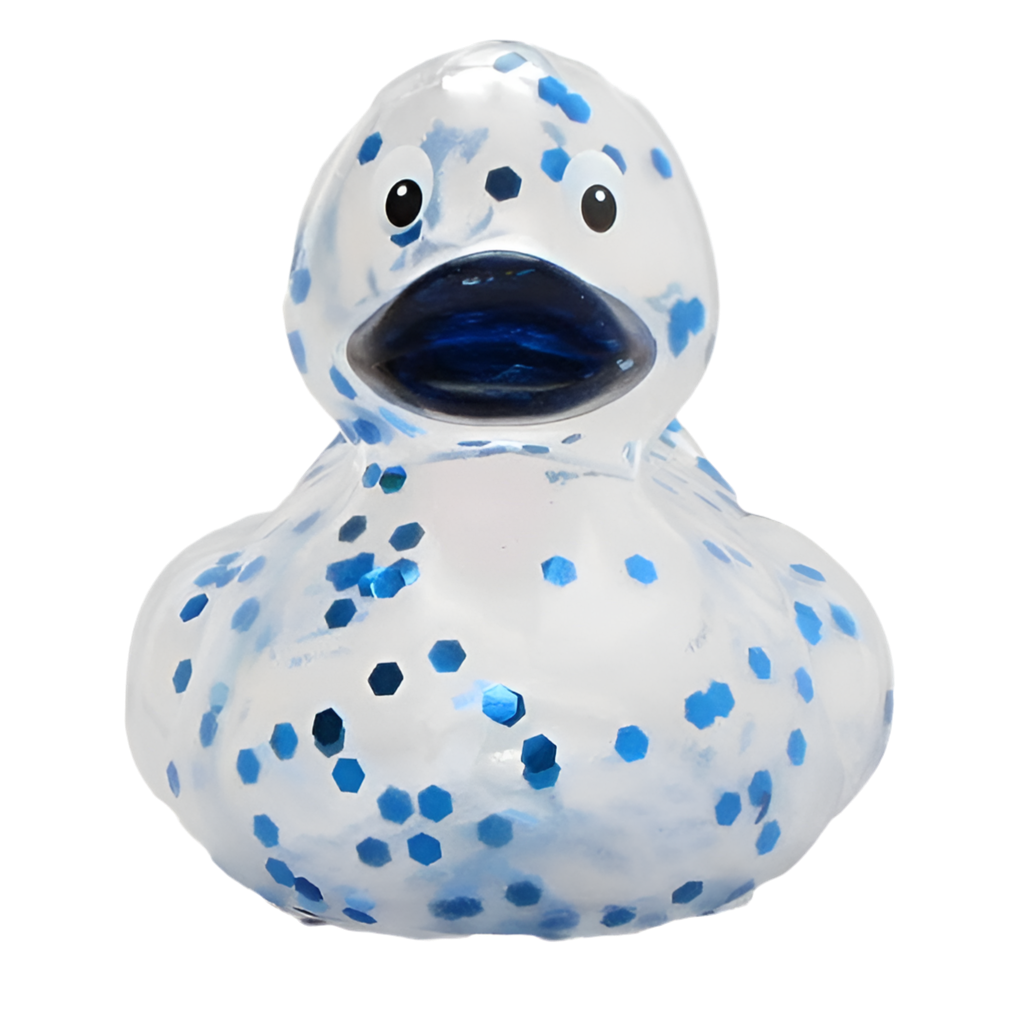 Canard Bleu à Paillettes
