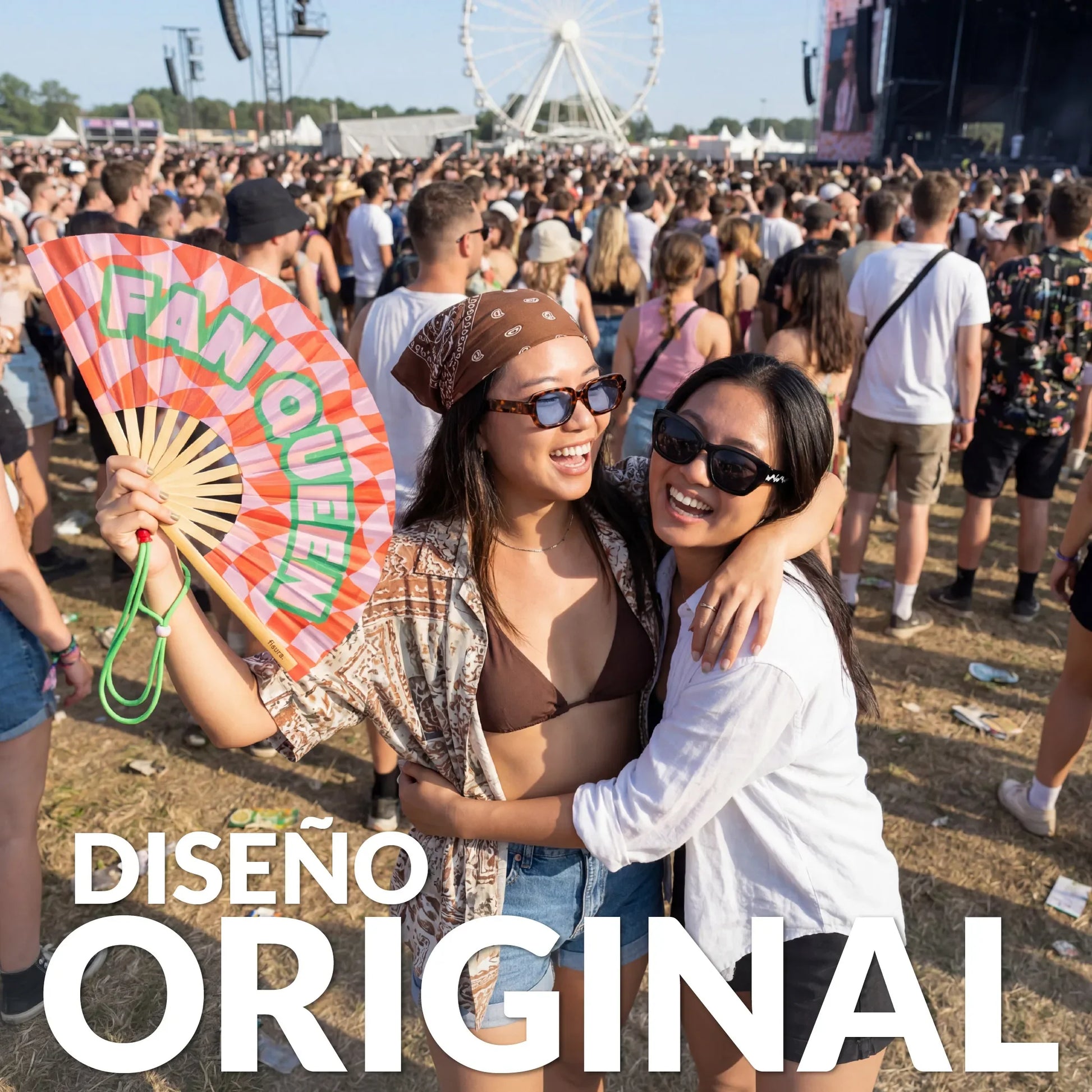Éventail Xxl « Fan queen » – Fisura – vue 3