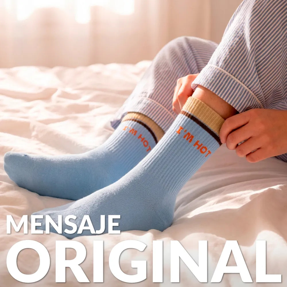 Chaussettes Unisexes « I’m hot » – Fisura – vue 2