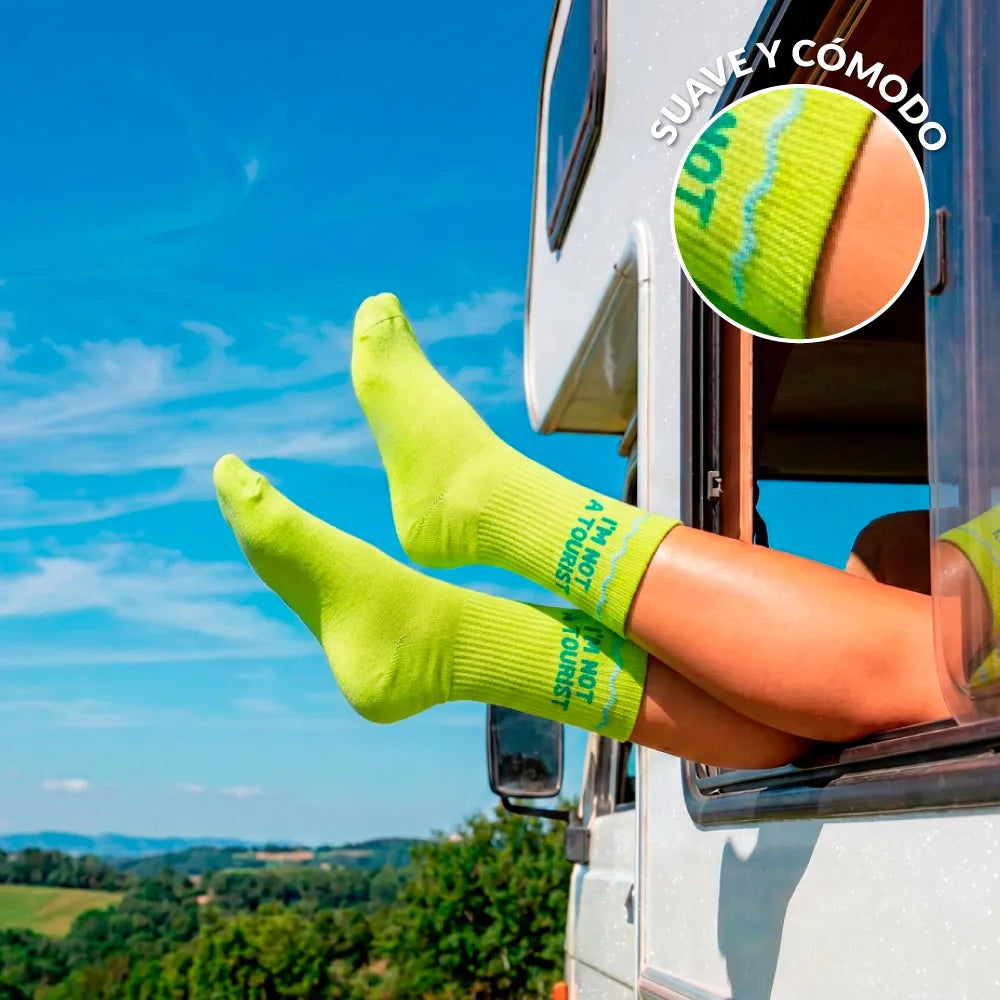 Chaussettes Unisexes « I’m not a tourist »