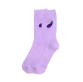 Chaussettes Aubergine Brodée