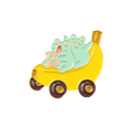 Pin's Grenouille qui conduit une Banane