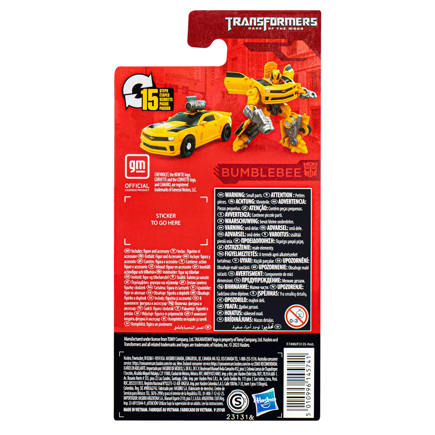 Transformers Generations Studio Series Origine Bumblebee