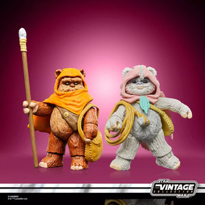 Star Wars The Vintage Collection Wicket and Kneesaa
